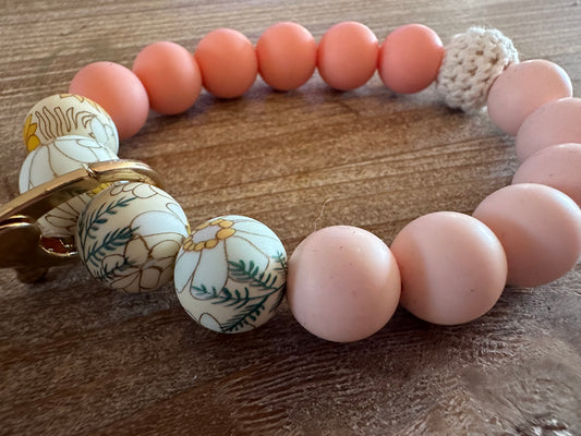 Boho Floral Wristlet