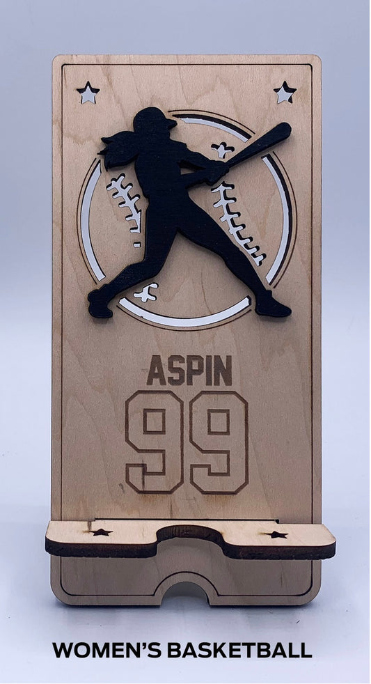 Baseball Cell Phone Stand