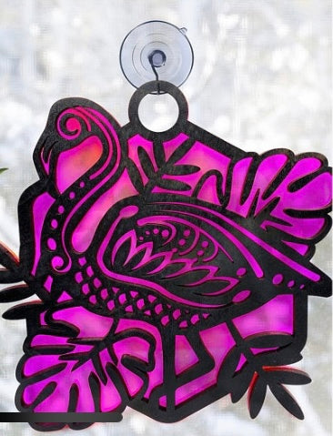 Flamingo Suncatcher