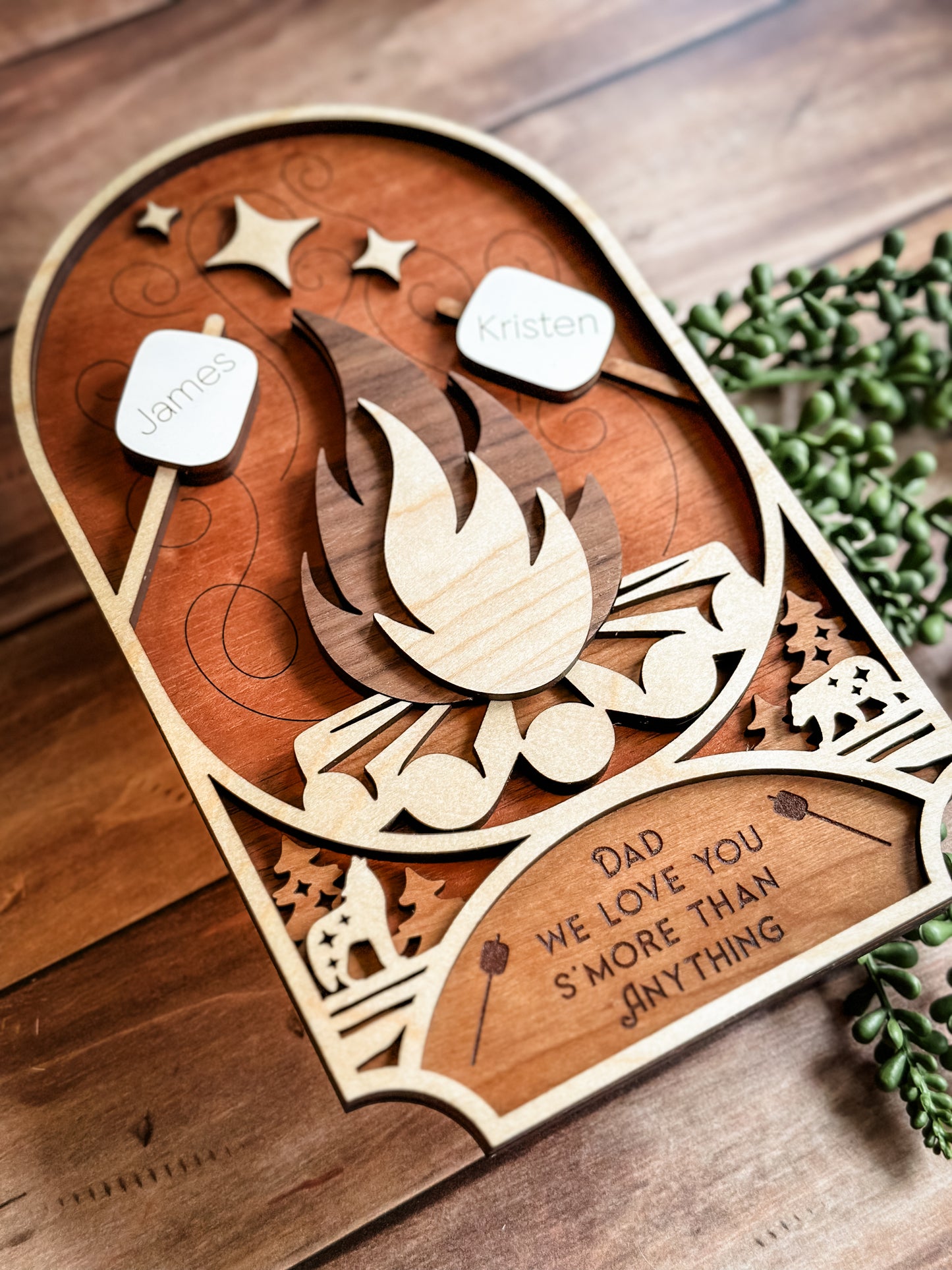 S’mores Family Sign