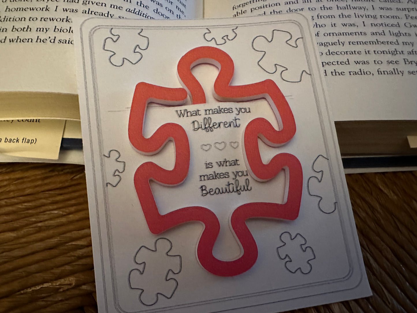 Puzzle Piece Bookmark