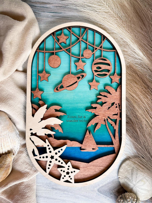 Beach Under the Stars Signs and Ornaments