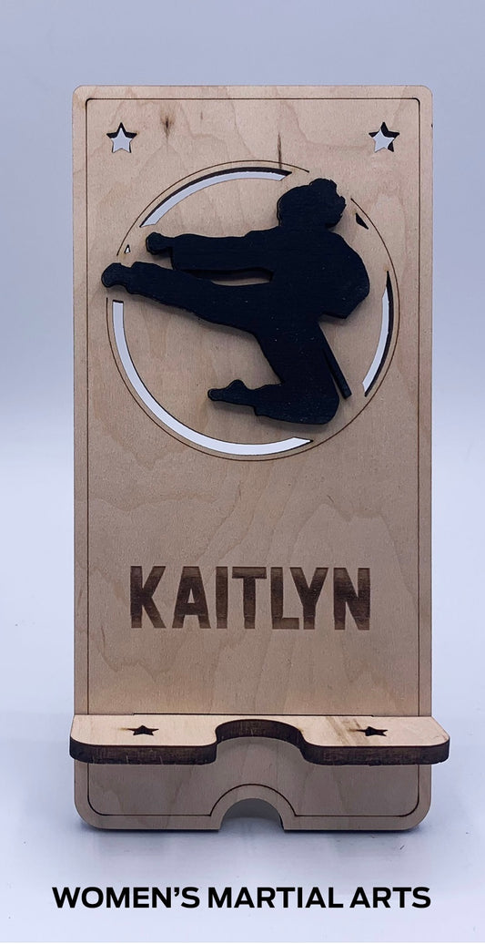Martial Arts Cell Phone Stand