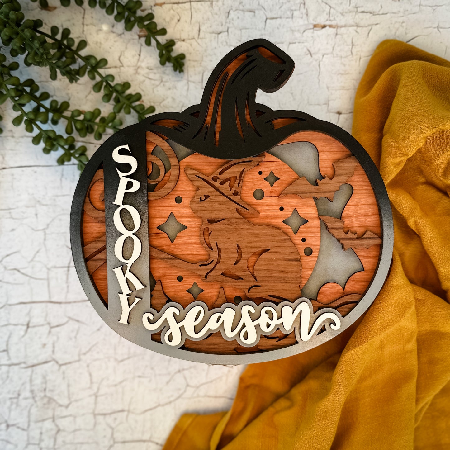 Witch Cat Pumpkin
