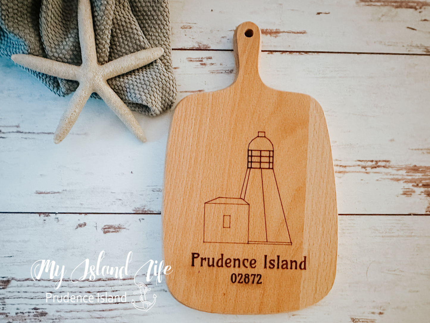 Prudence Island Lighthouse Cutting Board