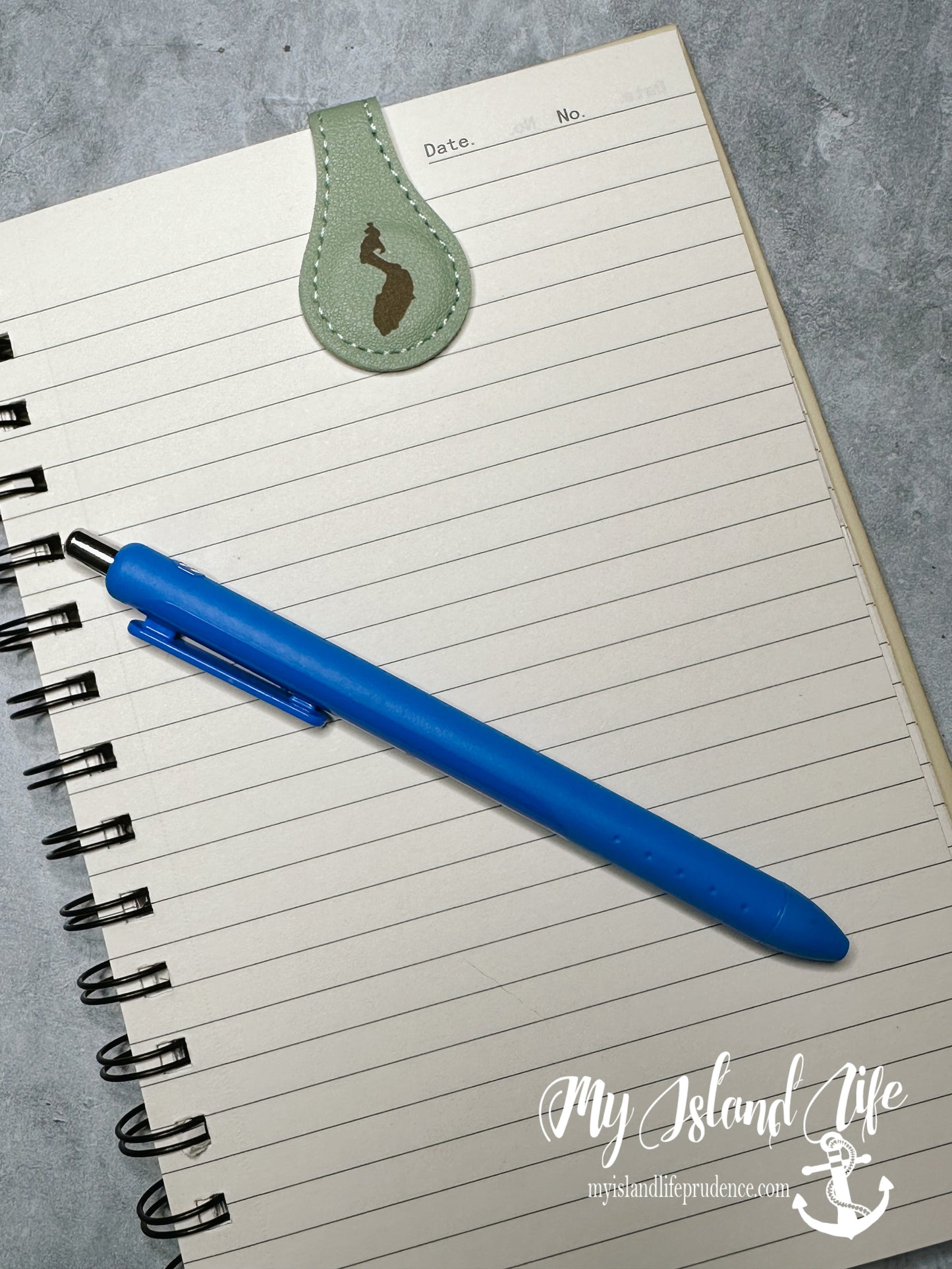 Prudence Island Leather Magnetic Bookmarks