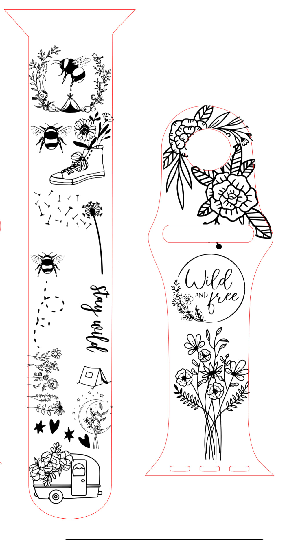 Wild & Free Watch Band