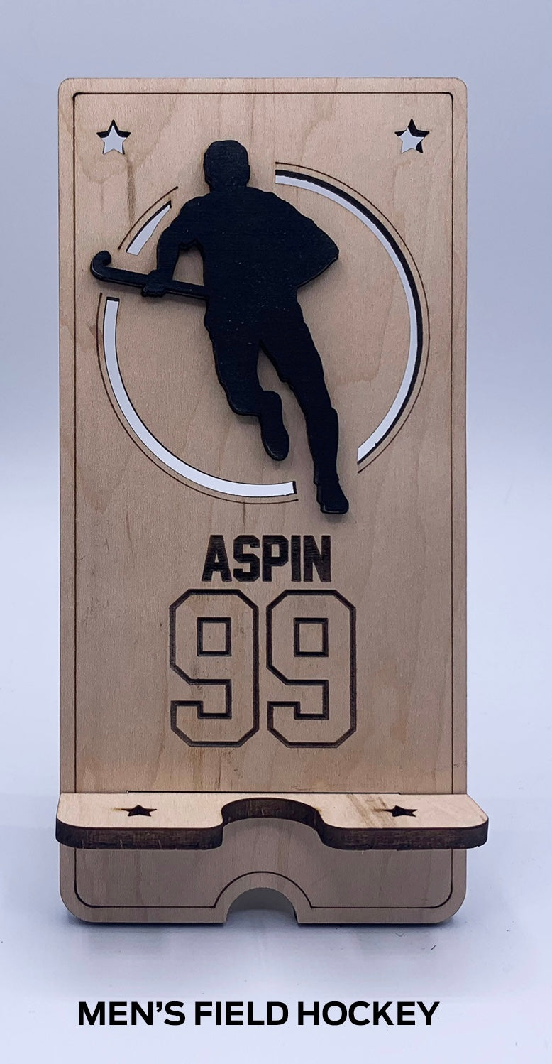 Field Hockey Cell Phone Stand