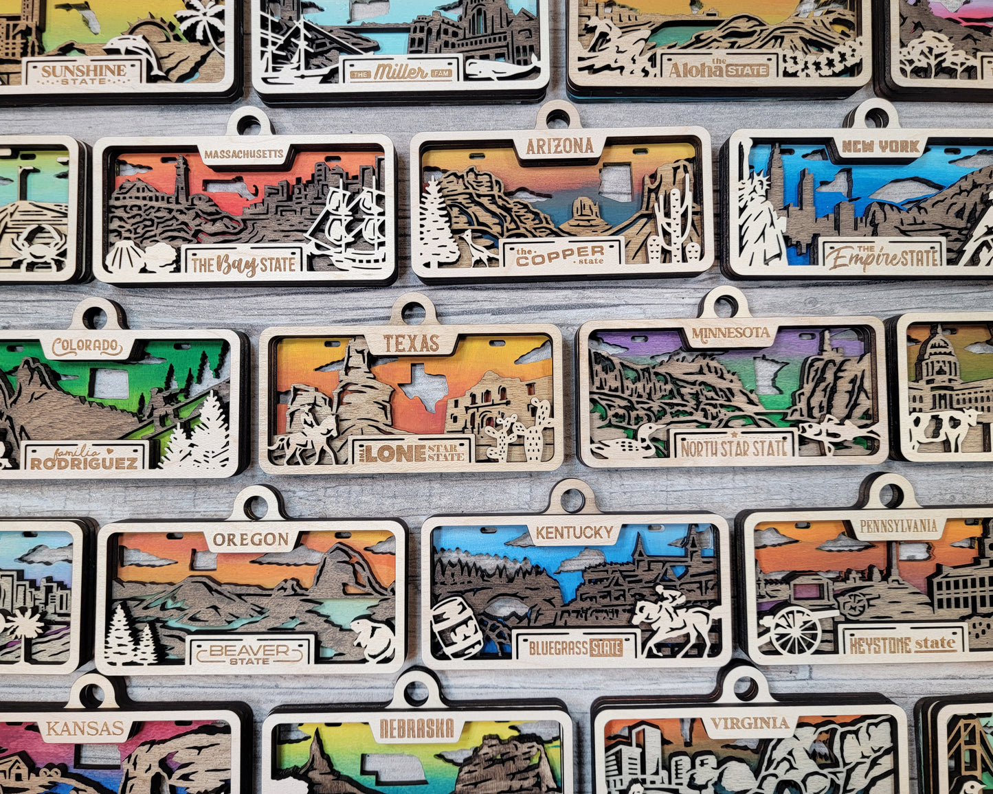 State License Plate Signs