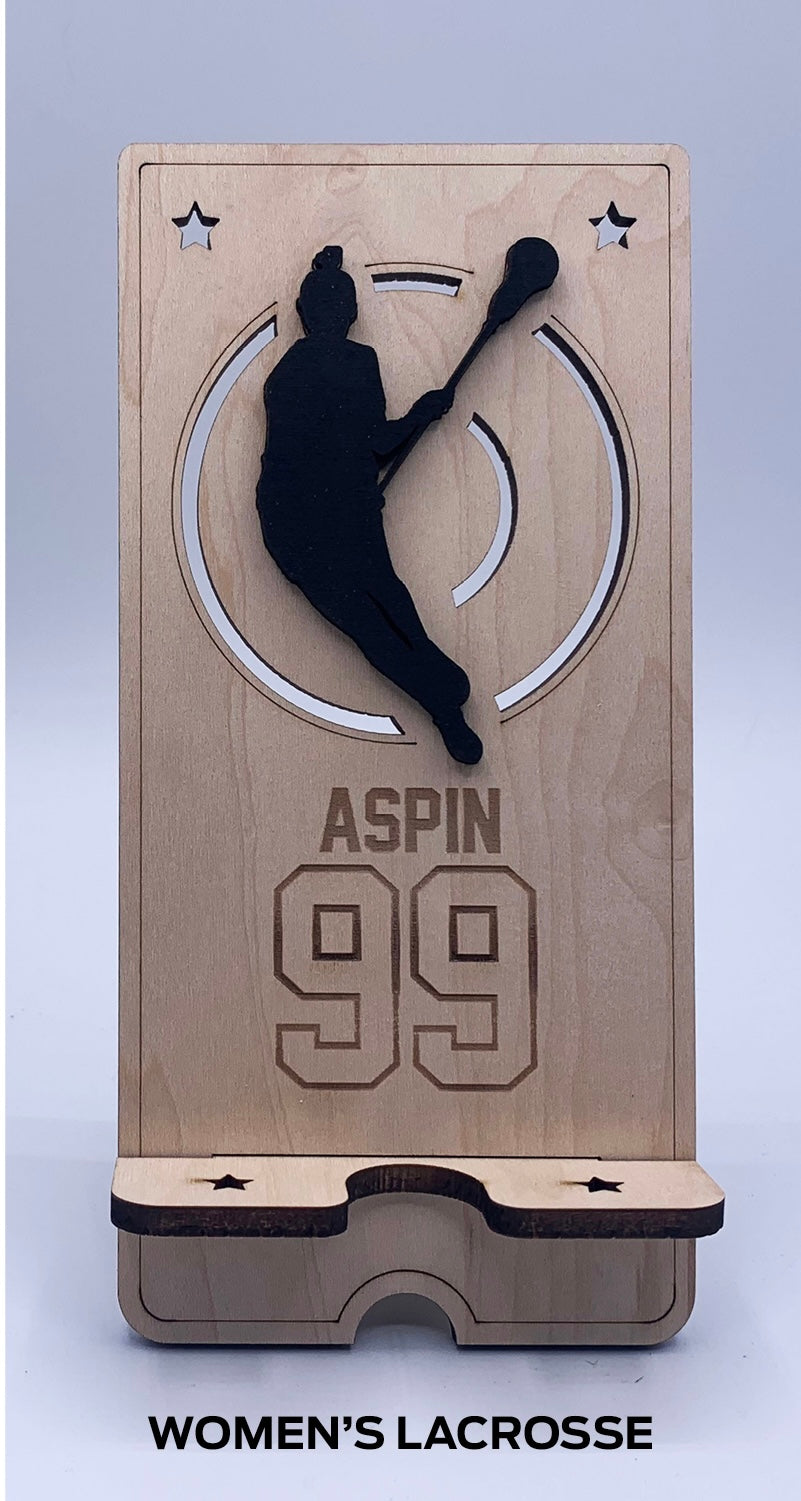 Lacrosse Cell Phone Stand