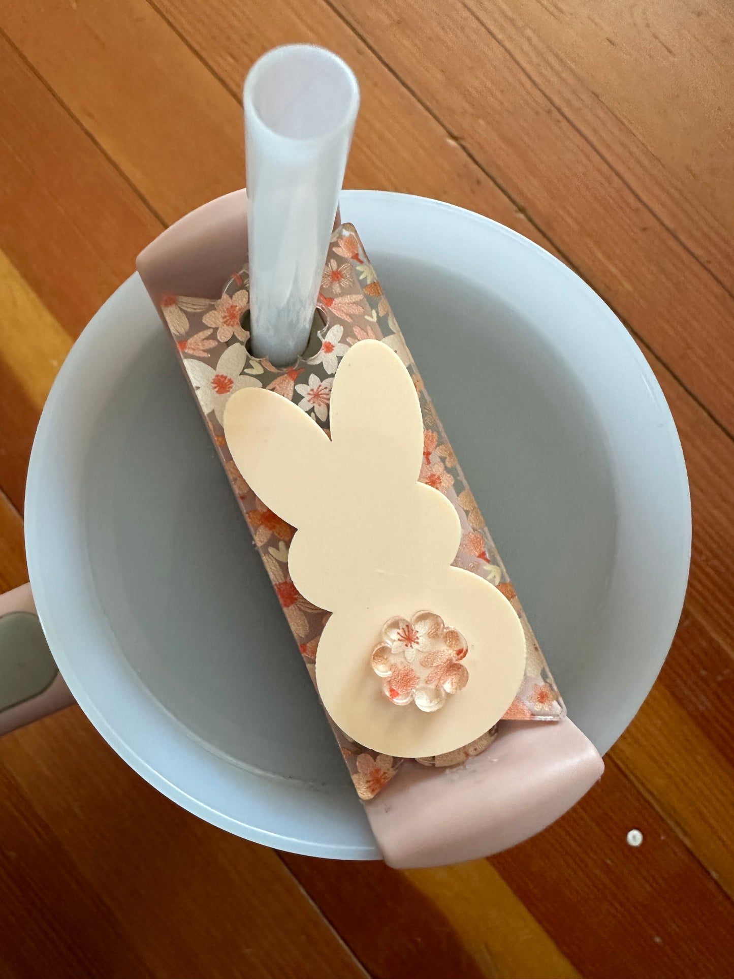 Bunny with Tail Cup Toppers