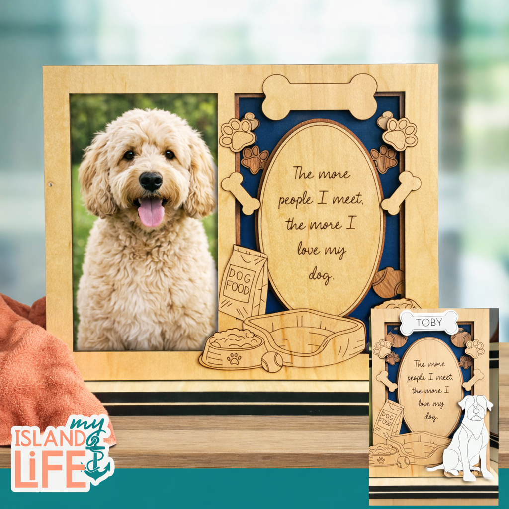 Dog Lover Photo Keepsake Moments Frame