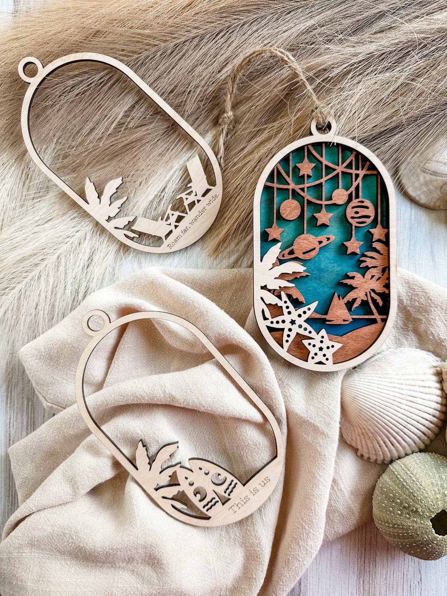 Beach Under the Stars Signs and Ornaments