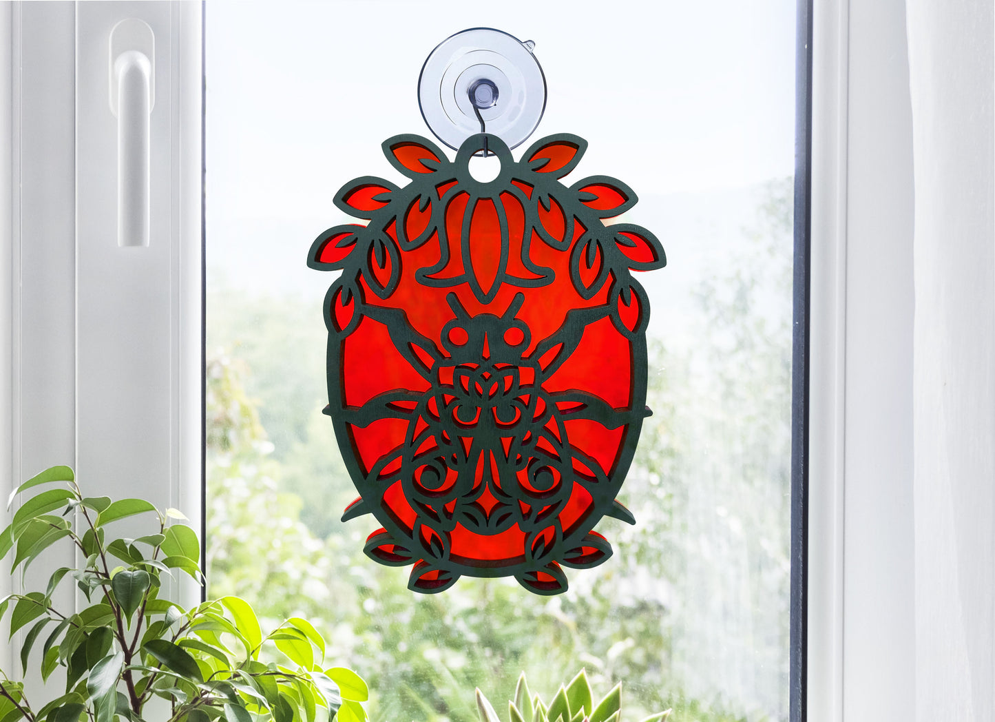 Lady Bug Suncatcher