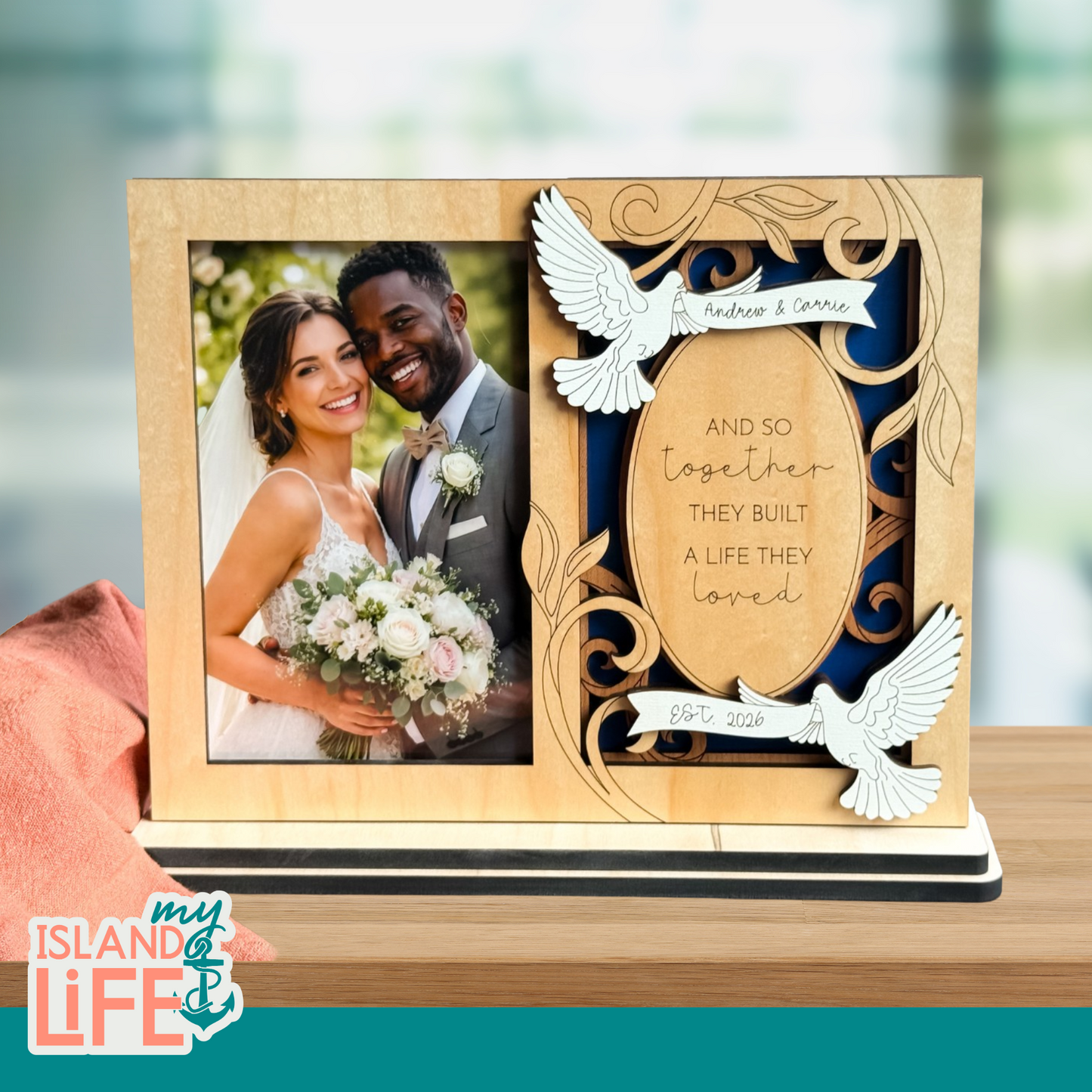 Love Story Photo Keepsake Moment Frame