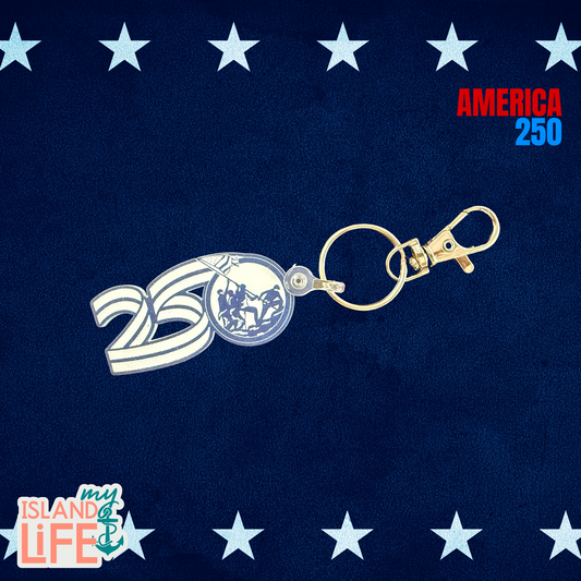 America 250 Patriotic Keychain Collection