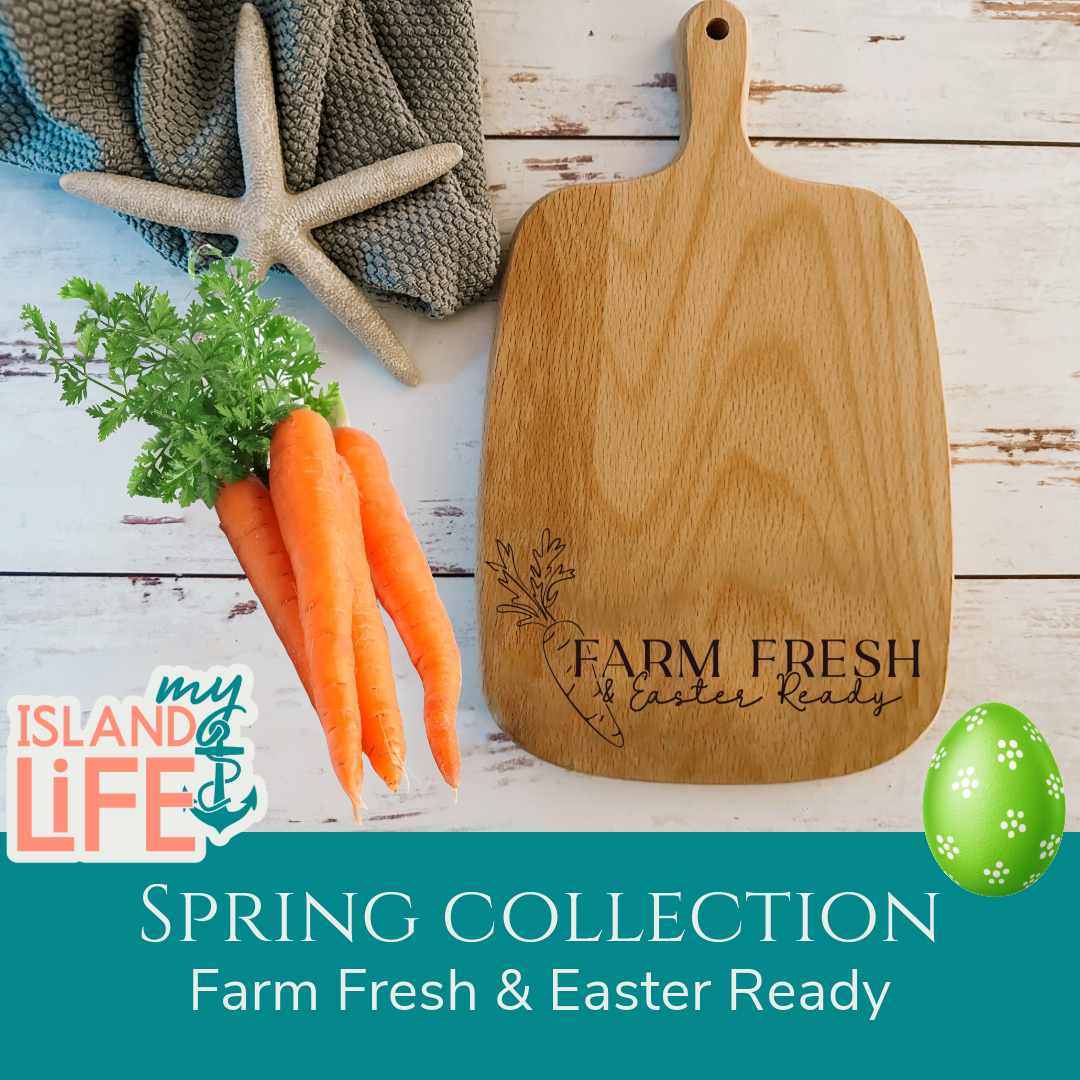 Farm Fresh Easter Ready Cutting Board