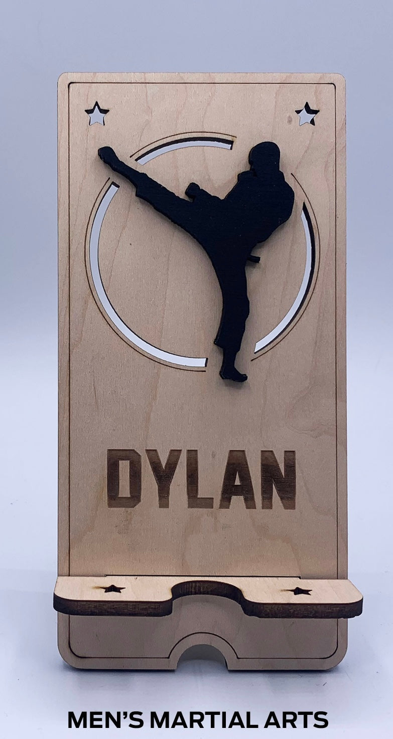 Martial Arts Cell Phone Stand