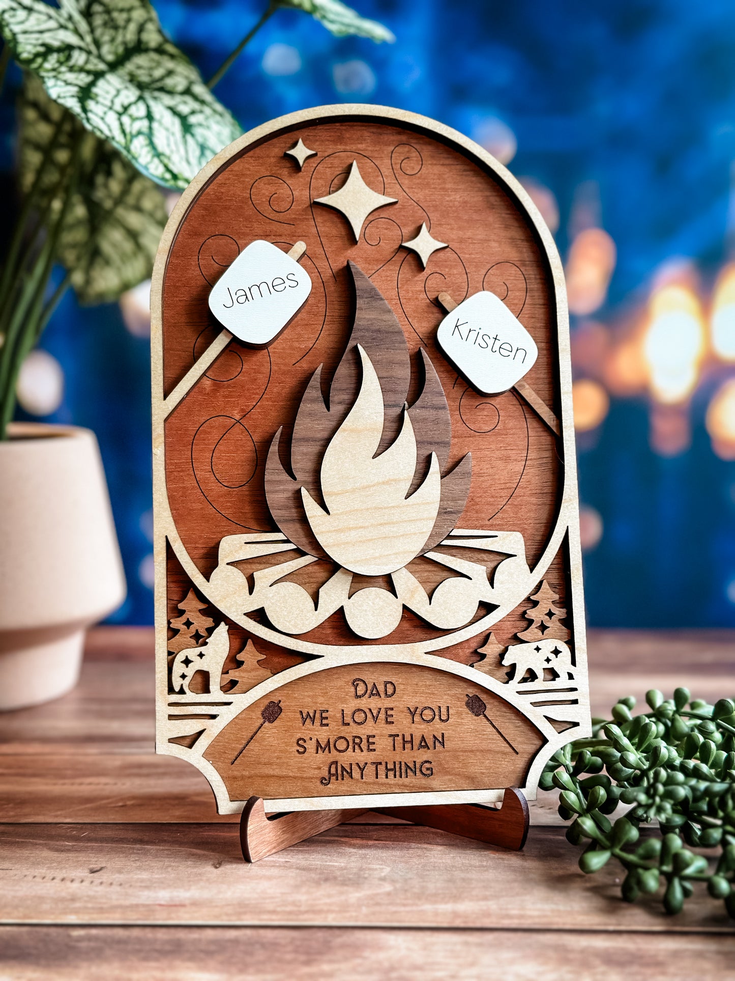 S’mores Family Sign