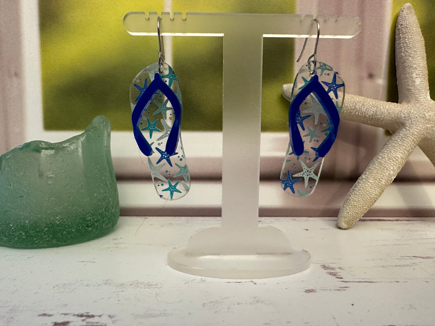 Starfish Flip Flop Earrings
