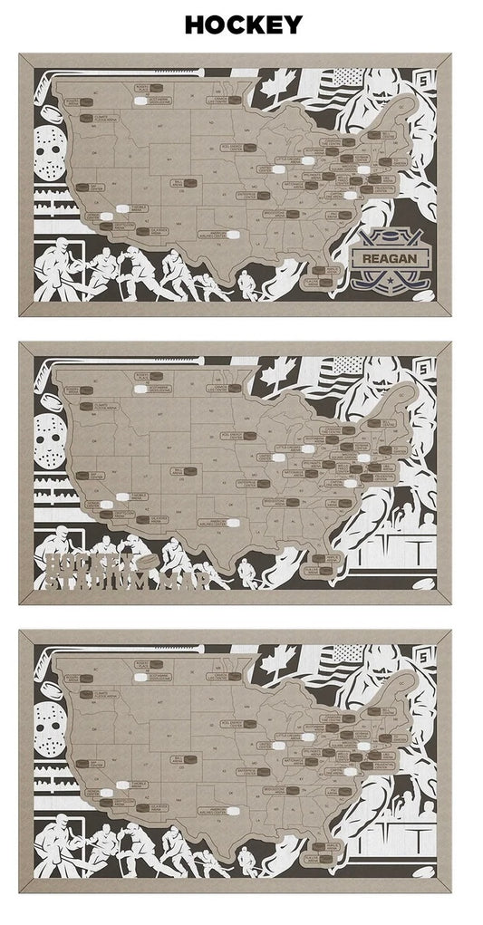 Hockey Stadium Journeys Map