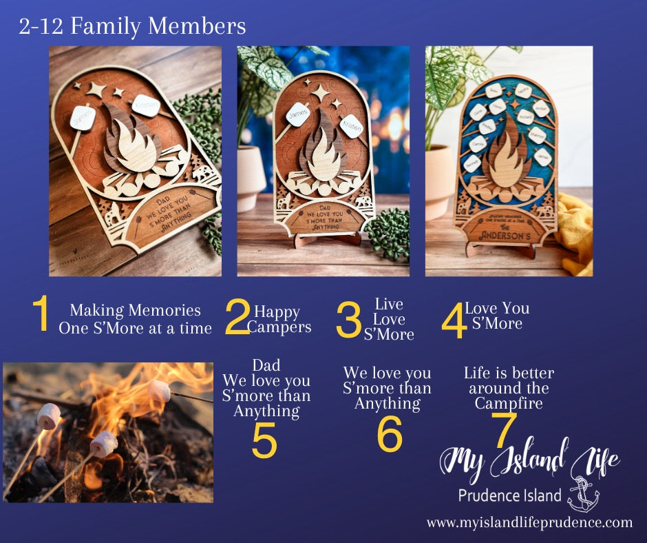 S’mores Family Sign