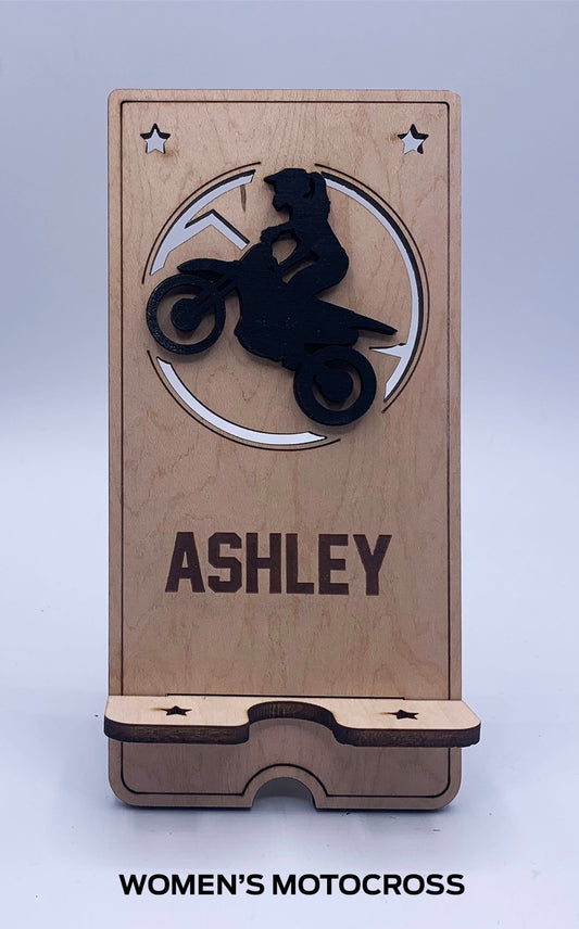 Motocross Cell Phone Stand