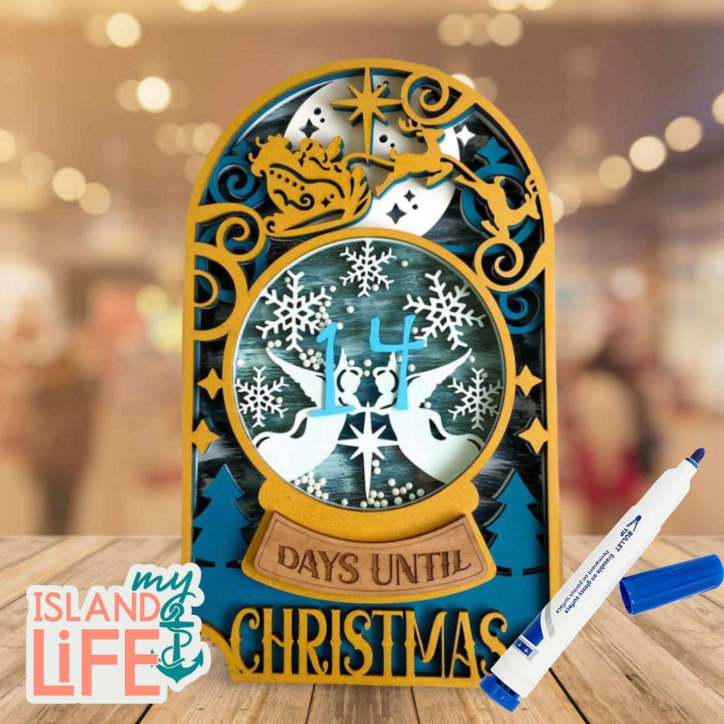 Snow Globe Christmas Countdown