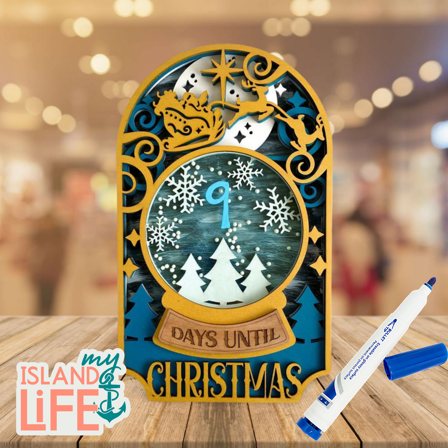 Snow Globe Christmas Countdown
