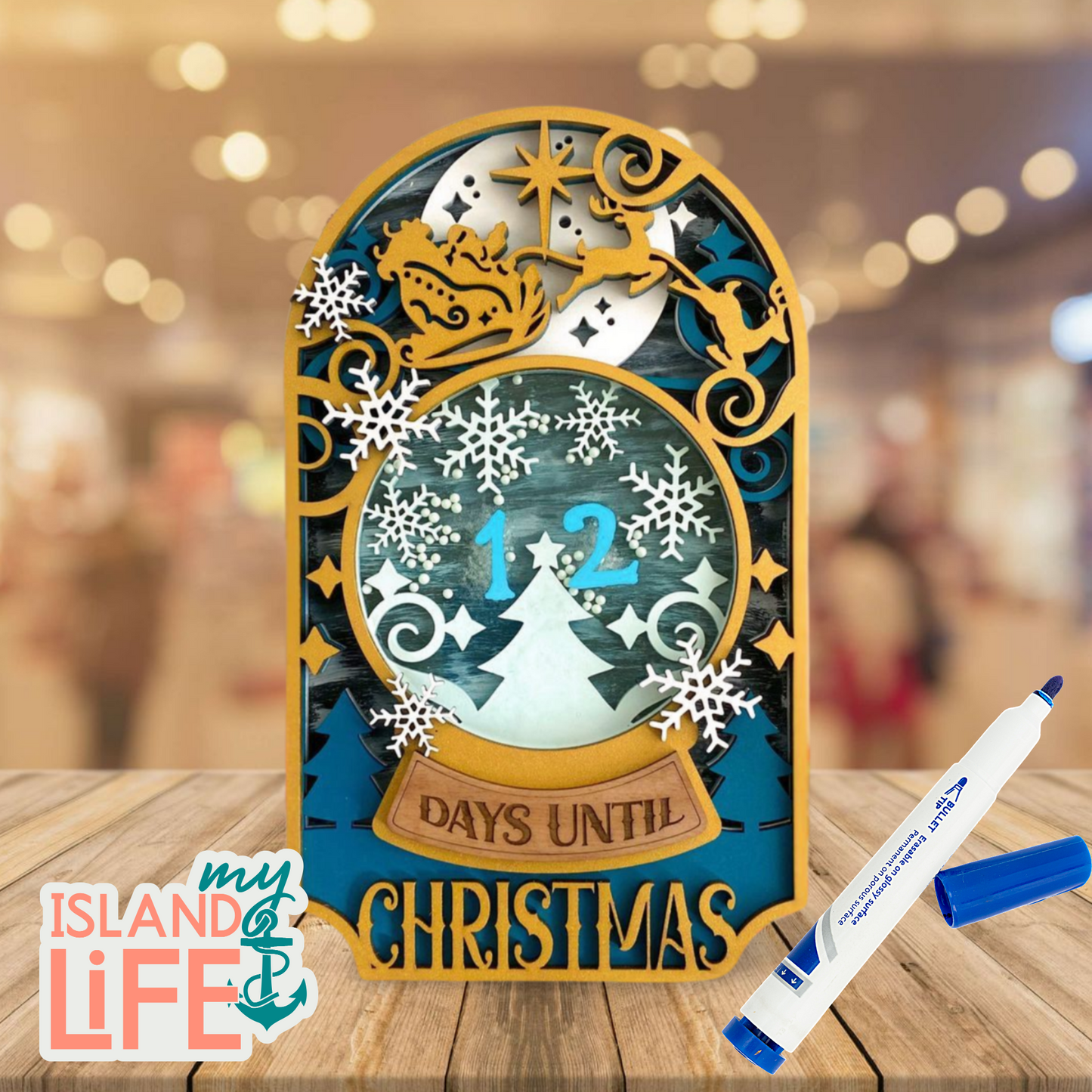 Snow Globe Christmas Countdown