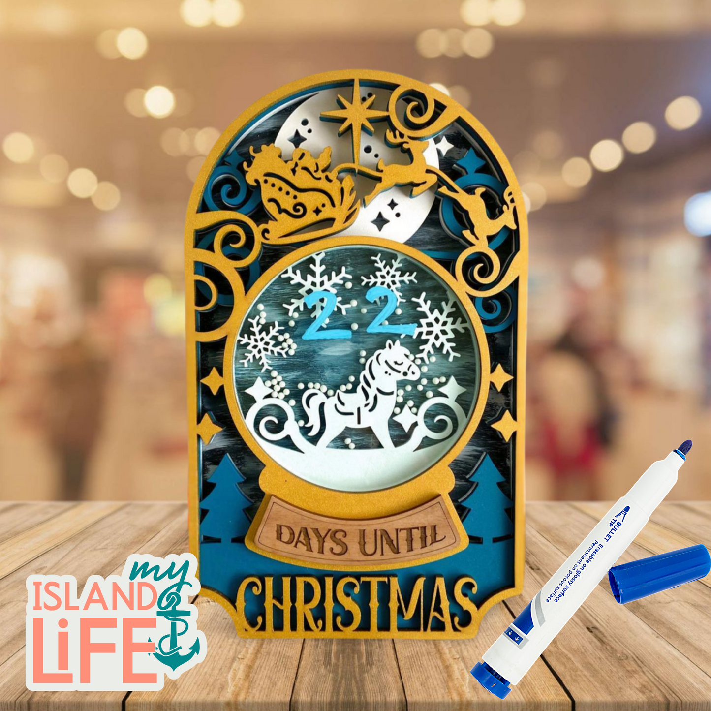 Snow Globe Christmas Countdown