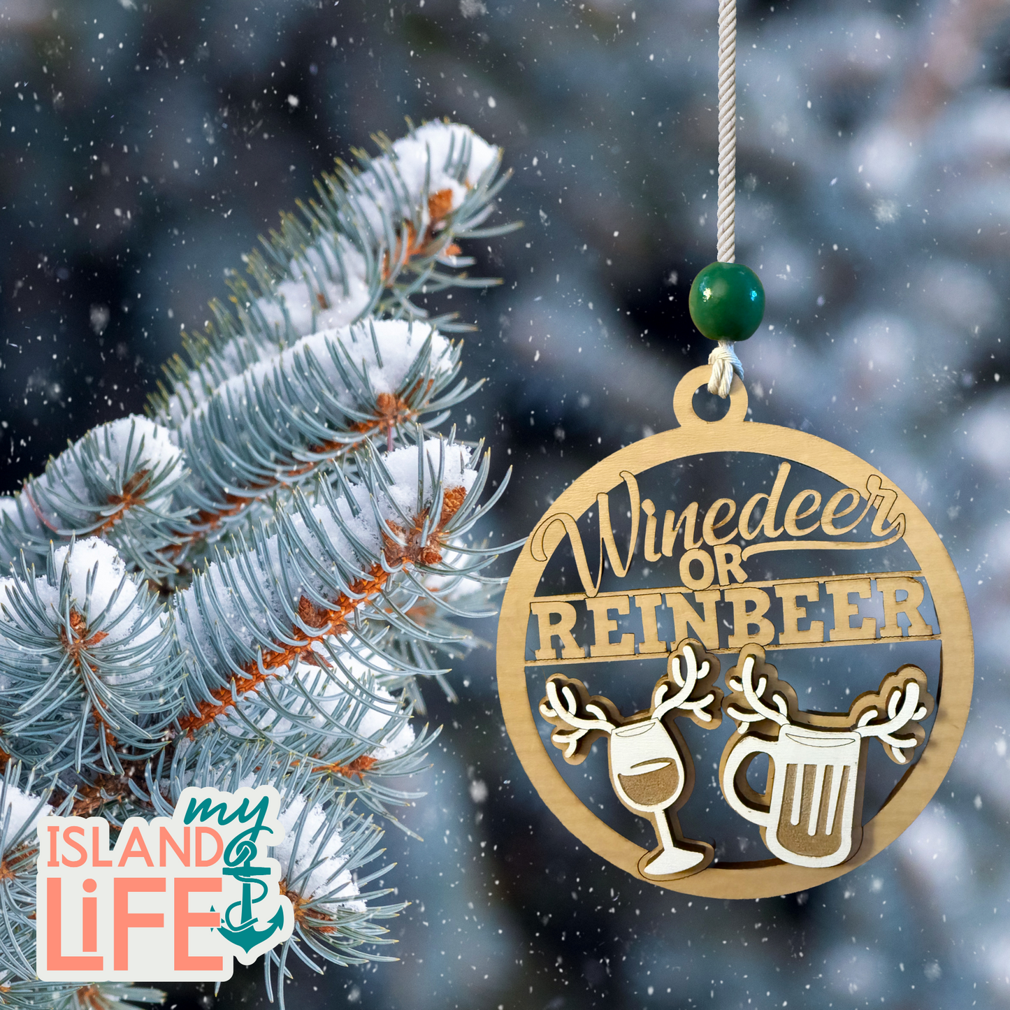 Winedeer or Reindeer Ornament
