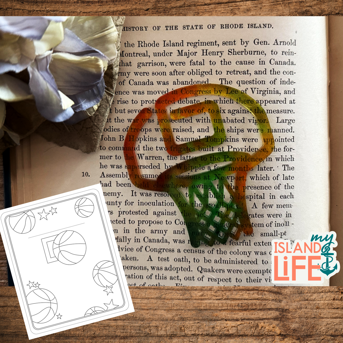 Basketball Bookmark