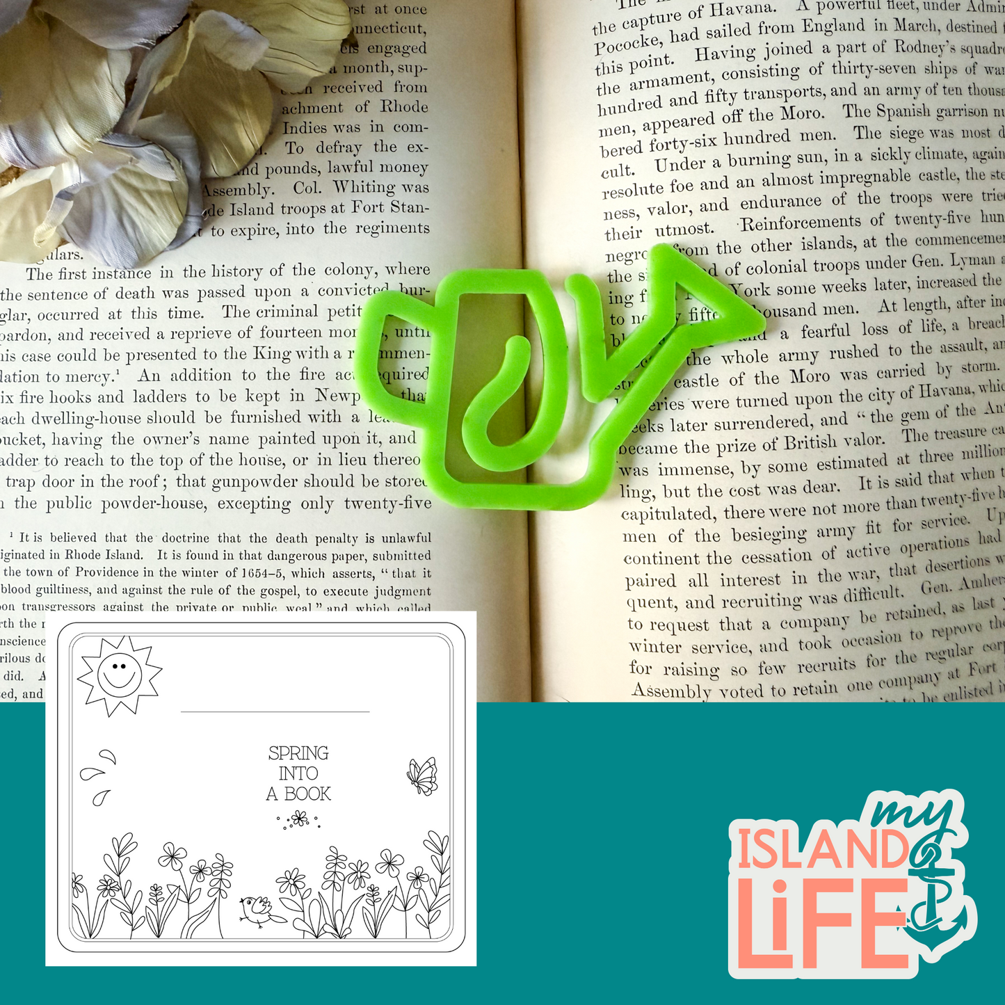 Watering Can Bookmark