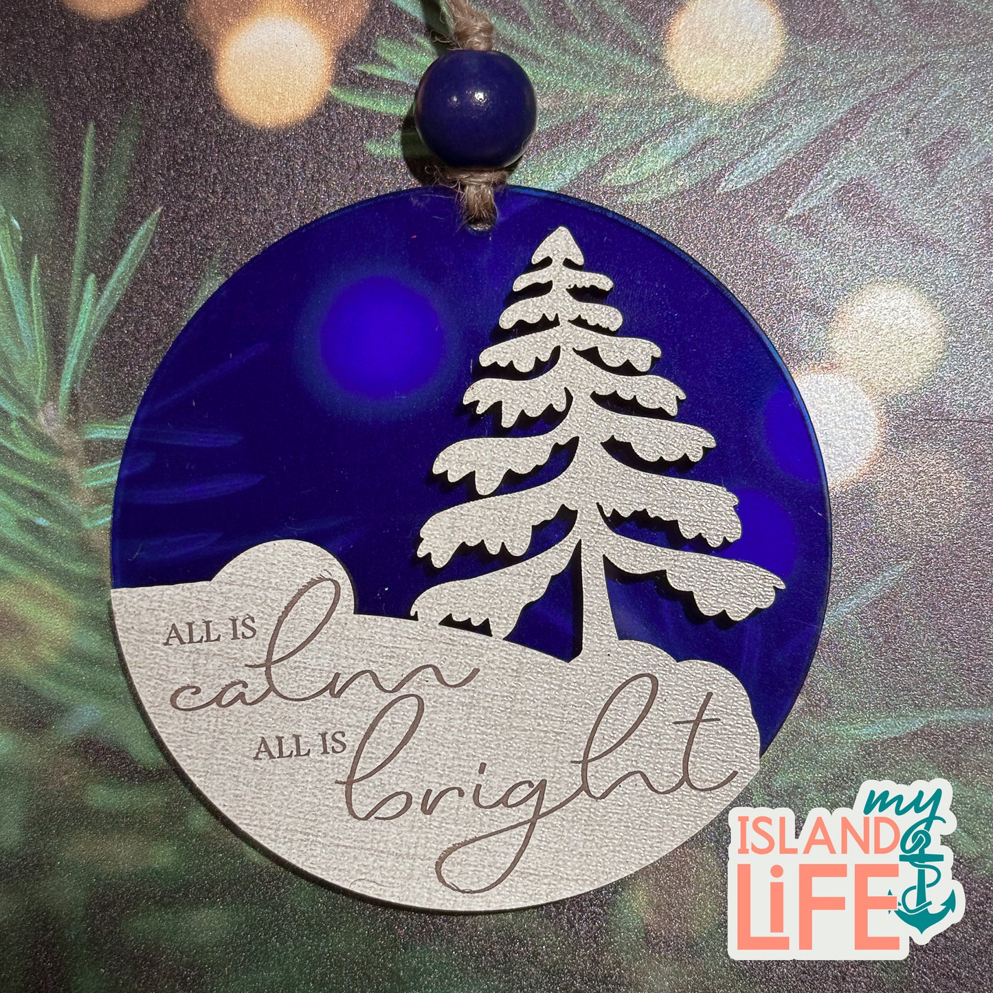 Calm & Beautiful Christmas Ornament