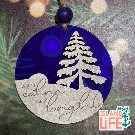 Calm & Beautiful Christmas Ornament