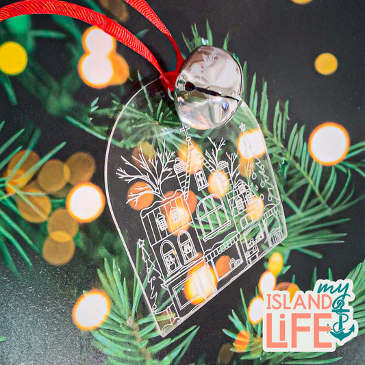 Winter Village Bell Ornament