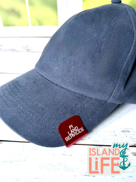 Engraved Hat Brim Clips – Fun, Custom & Sports Styles