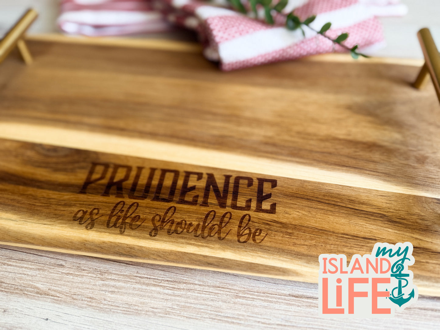 Prudence “As Life Should Be” Serving Tray
