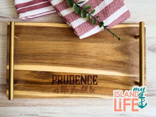 Prudence “As Life Should Be” Serving Tray