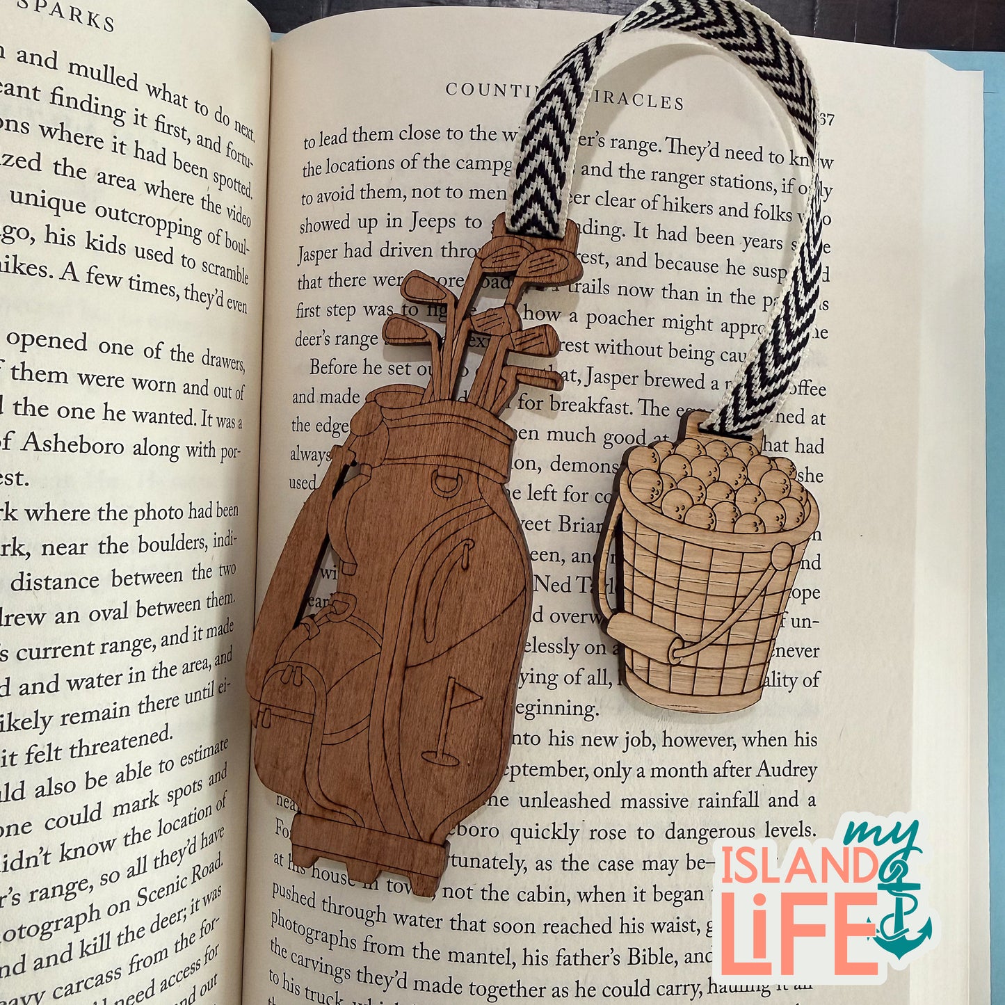 BRB… Reading Bookmark | Golf – "Tee Time"