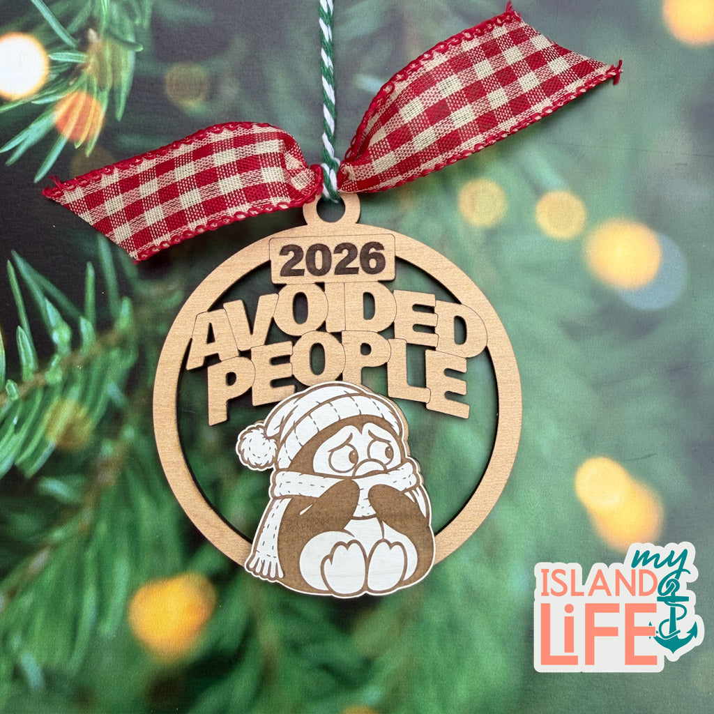 2026 Avoided People – Funny Christmas Ornament