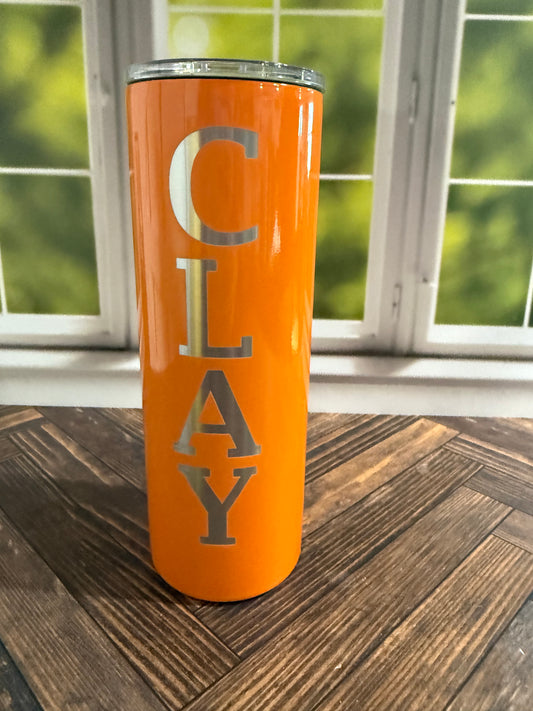 20oz Skinny Tumbler - Premium Insulated with Free 1-Side Engraving