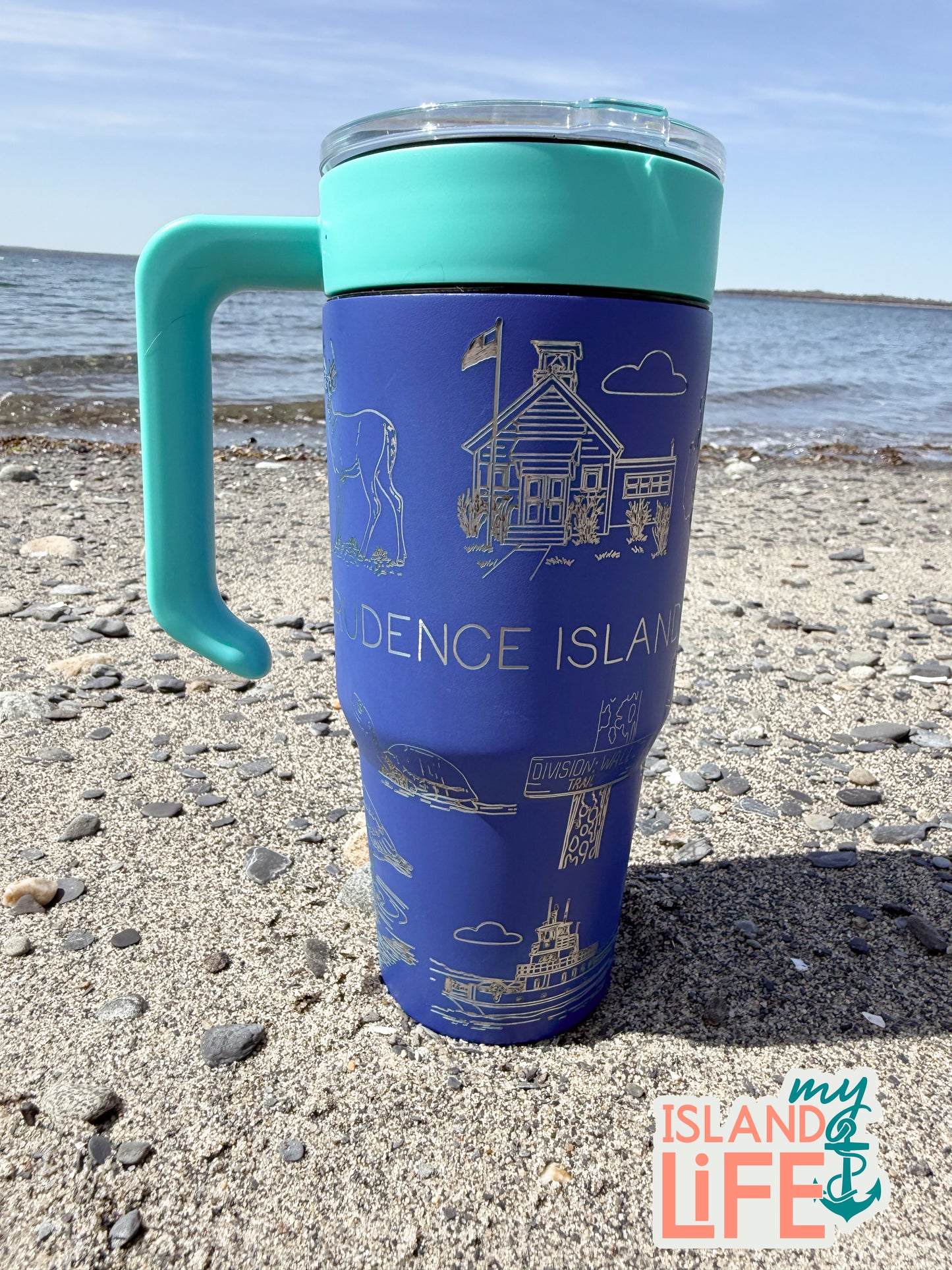 Prudence Icon Tumbler with handle