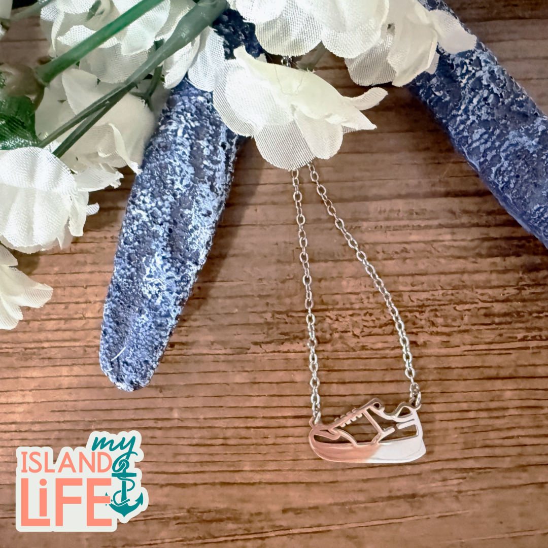 Running Sneaker Necklace | Personalized Track Gift