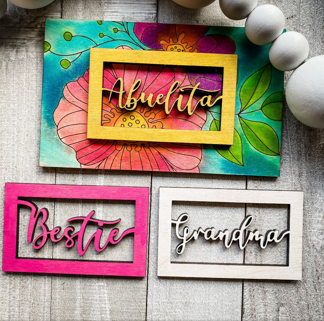 Feminine Gift Frames