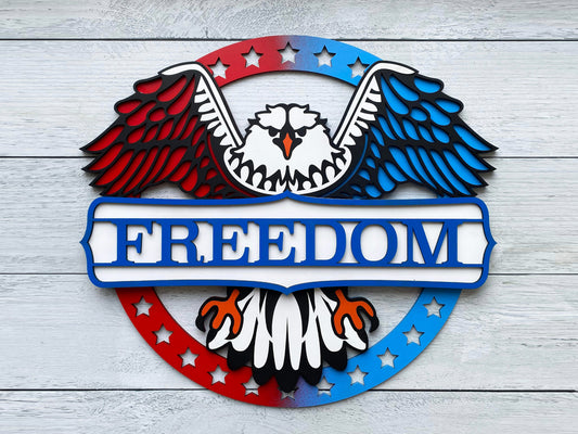 Freedom Eagle Sign