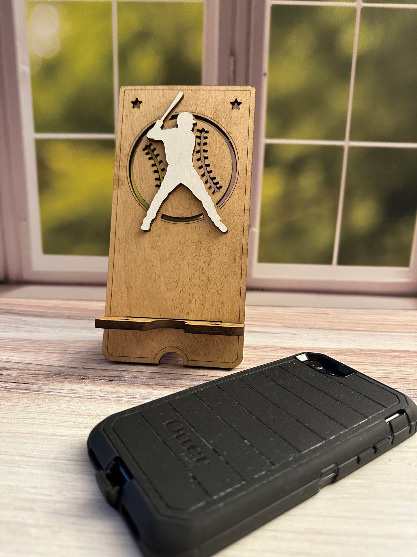 Baseball Cell Phone Stand