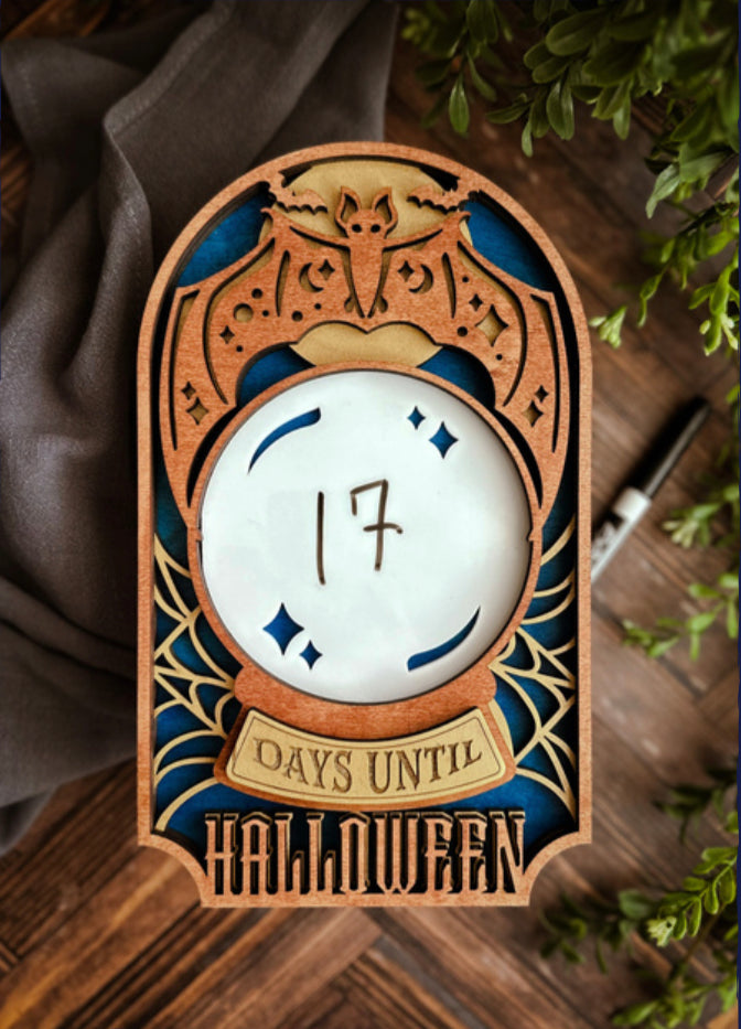 Halloween Countdown Sign