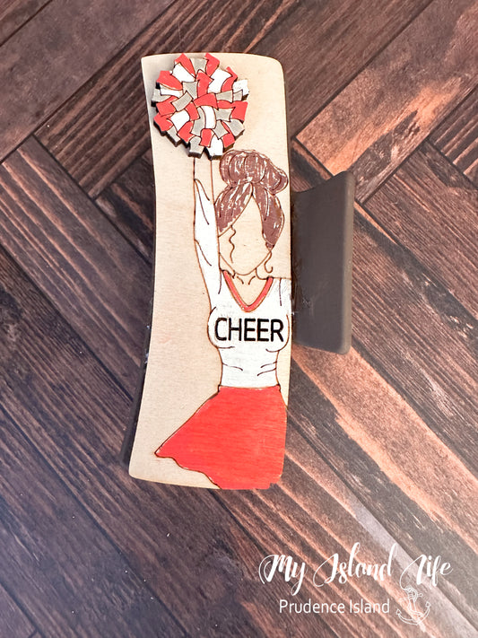 Cheerleader Mom Hair Clip